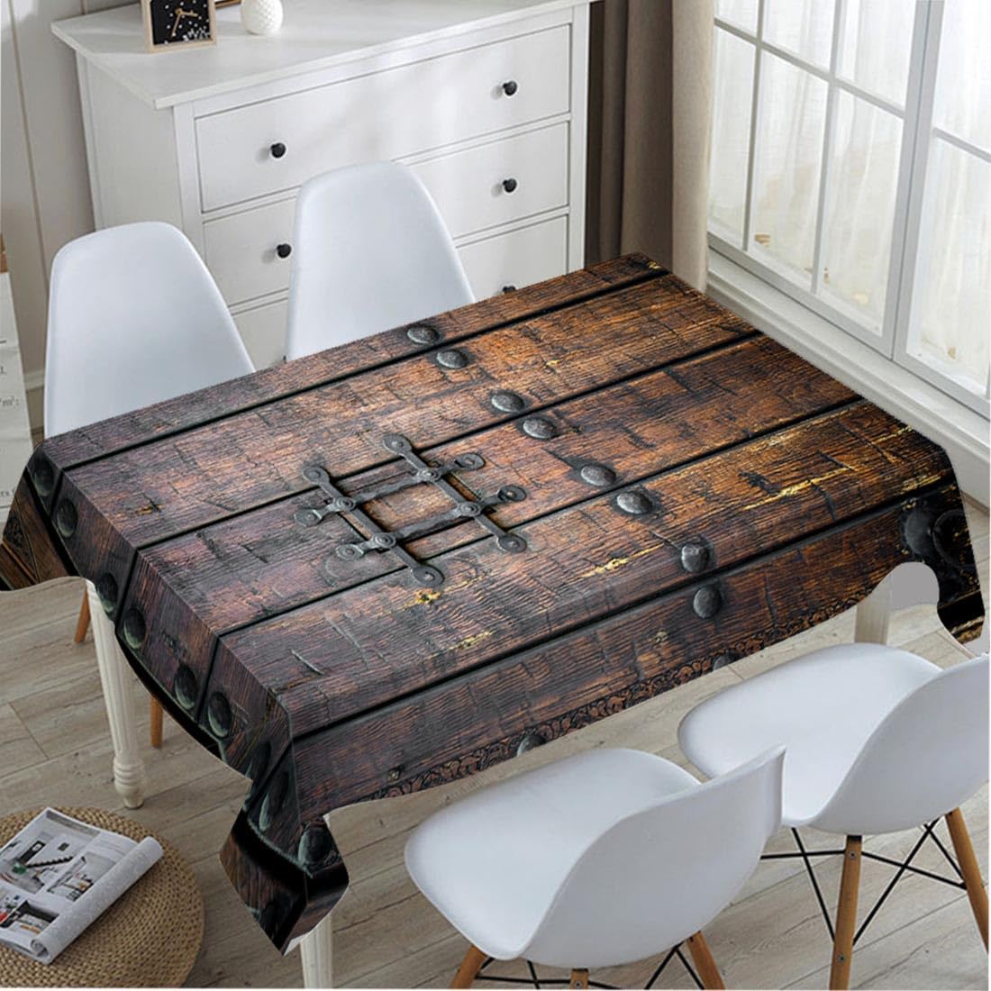 Medieval Ancient Wooden Door T - Home Textiles Premium 评论和价格