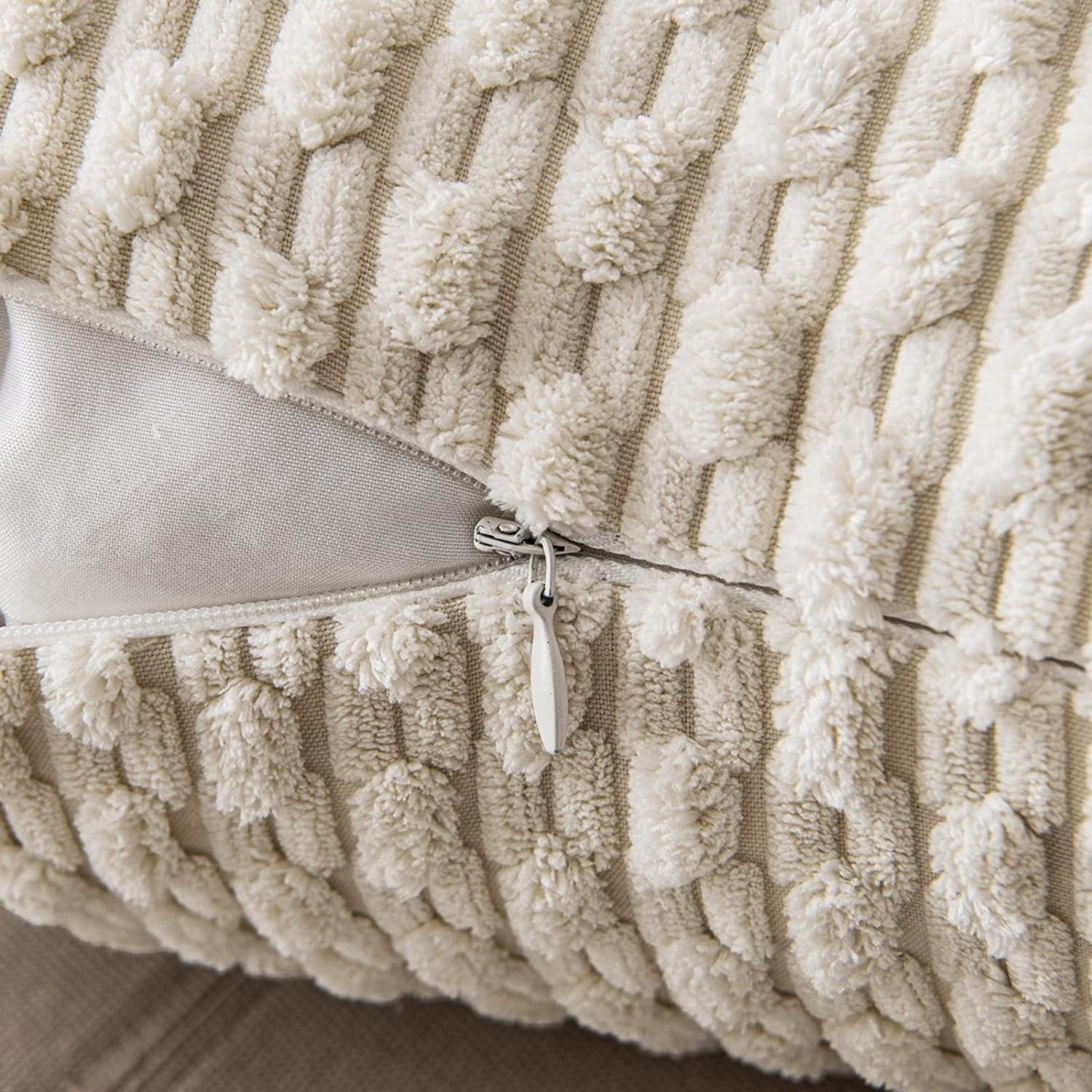 Striped Throw Pillow Cover 18x - Pillow Insert 18X18 评论和价格