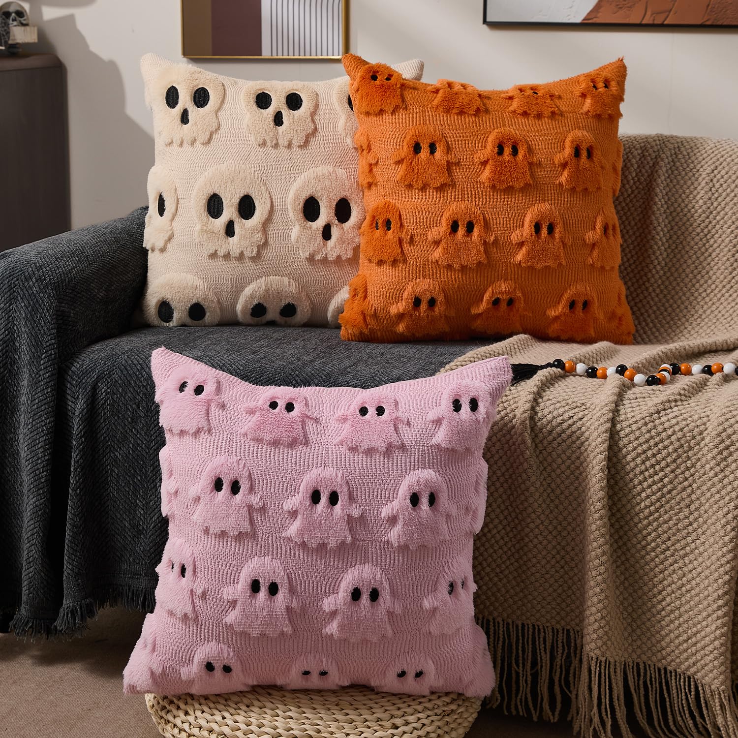Halloween Pillow Covers 18x18  - Pillow Insert 18X18 评论和价格