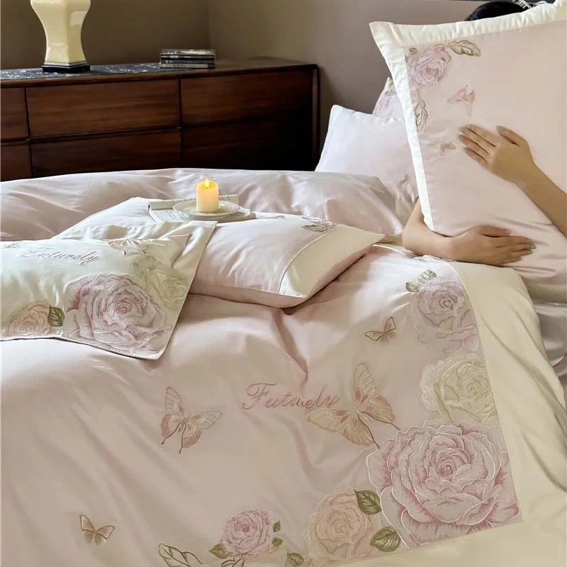 Premium Egyptian Cotton 4Pcs B - Home Textiles Premium 评论和价格
